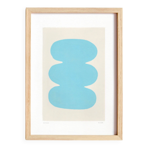 Peinture abstraite sur - bleu clair
