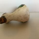 Ceramic duck zoomorphic candle holder signed Paul Perret