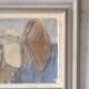 Ulla Borgström, Swedish Modern Painting, 1960s, Oil on Canvas, Framed