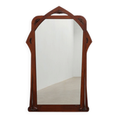 Large carved Art Nouveau Mirror Belgium, ca. 1900