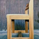 Maison regain set of 3 pieces in solid elm from the 70s and 80s.