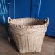 Basket, vintage woven wicker pot cover