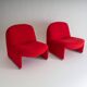 Set of 2 Alky Chairs by Giancarlo Piretti for Anonima Castelli