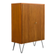 Wardrobe, teak, vintage, ridged doors