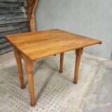 Vintage table folding table dining table side table 90x90cm