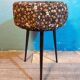 Tabouret tripode "Liberty" 1950s