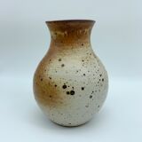 Pansu vase in ceramic gres pyrite