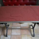 Red bistro table