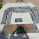 Napoleon III marble fireplace with modillions