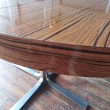 Vintage round table with extensions 1970