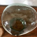 Vintage glass head jar