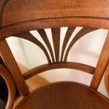 J-J Kohn circa 1900 desk chair stamped and labeled