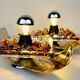 Mid-century Murano wall lamps by Mazzega, Italy 1970, set of 2