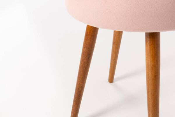 Tabouret rose bébé du 20ème siècle, Europe, années 1960