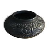 Engraved terracotta vase