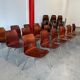 Set of chairs Pagholz 70s Germany