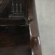 Antique English oak chair / wainscot chair from the 17th century