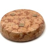 Angelo Mangiarotti style red marble centerpiece / bowl, Knoll Int. Italy 1970s