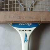 Old Dunlop racket with his frame wooden