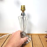 Complete vintage glass lamp stand