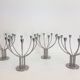 Scandinavian Modern Candleholder in Steel by M. Hagberg for Ikea, 1970s