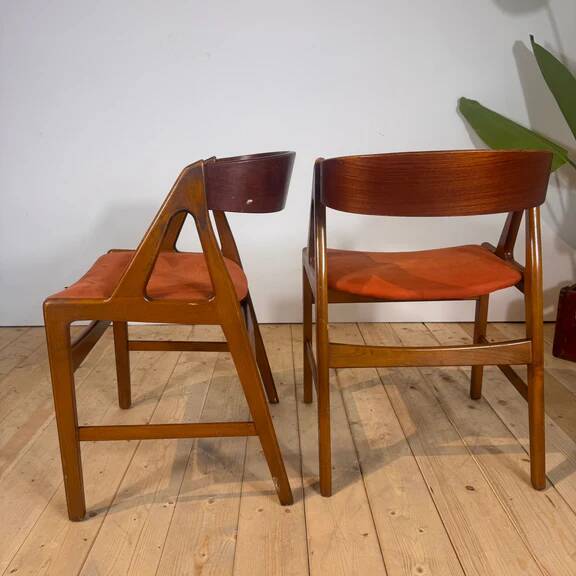 Set of 6 Model 71 chairs by Henning Kjærnulf for Boltinge Stolefabrik, 1960s
