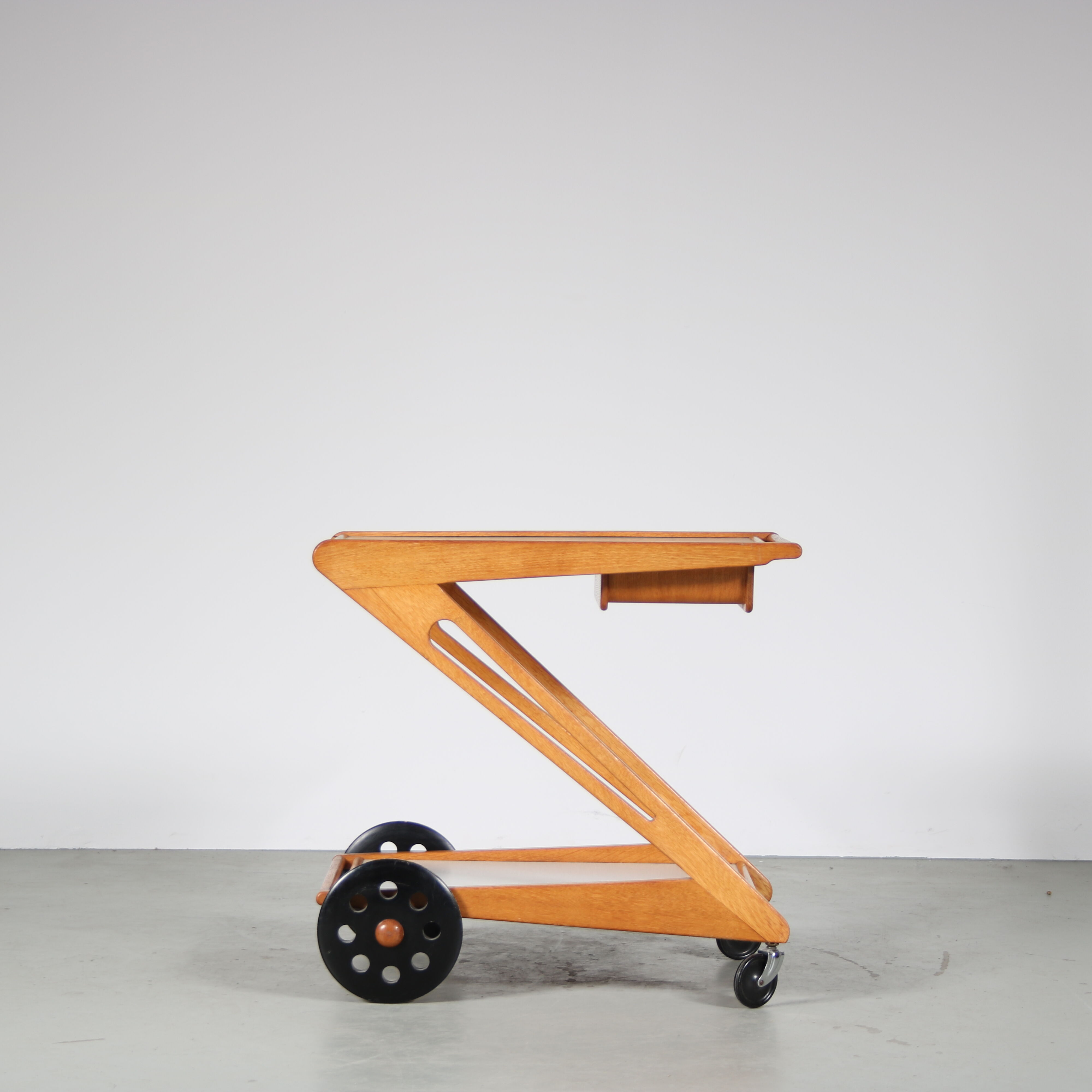 Cees Braakman “Mobilo PE03” Trolley for Pastoe, Netherlands 1950