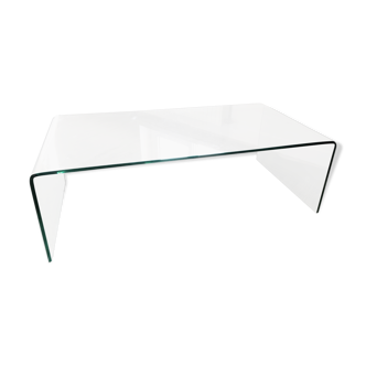 Glass coffee table
