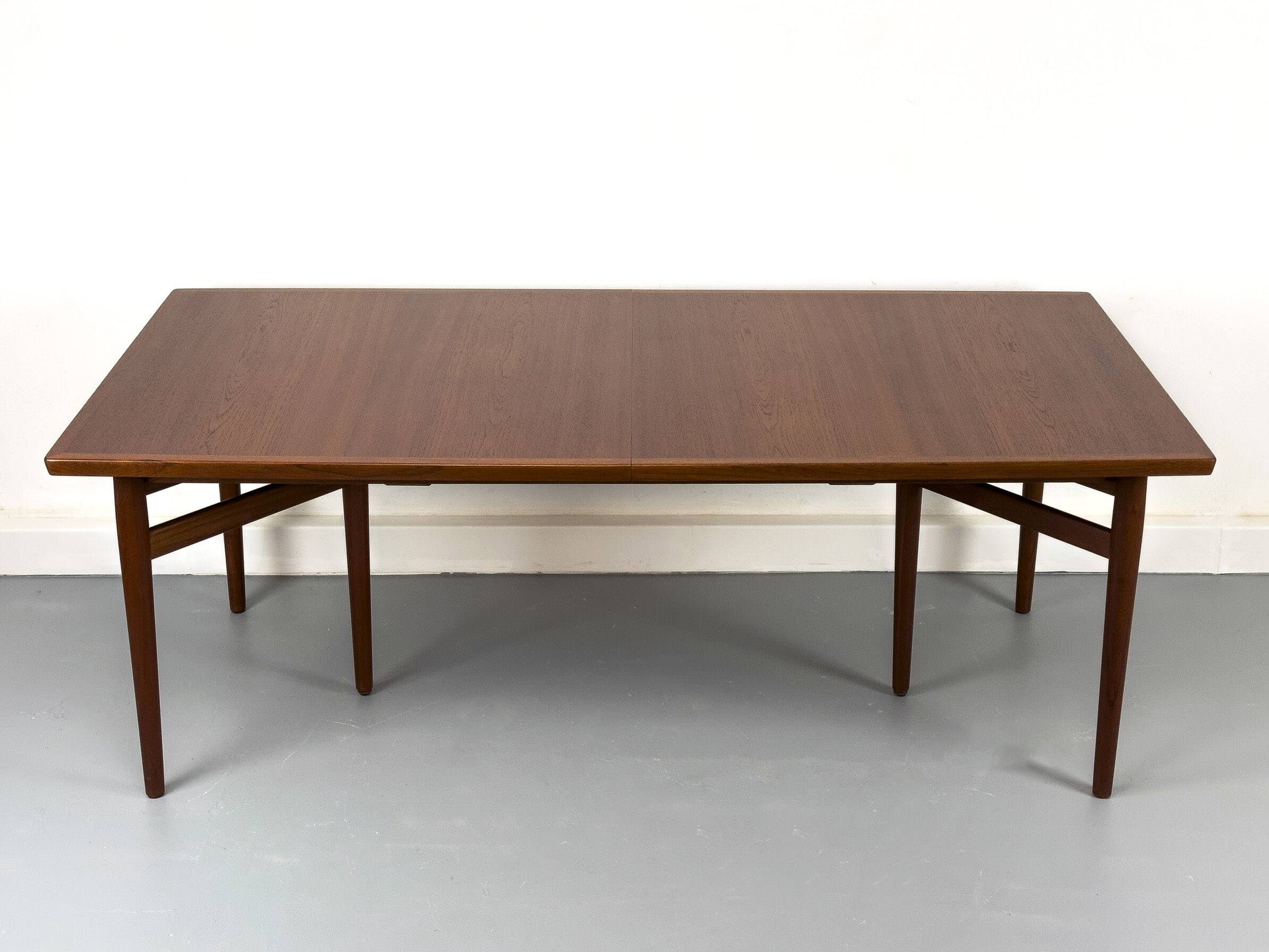 Model 201 Teak Dining Table by Arne Vodder for Sibast, 1960s