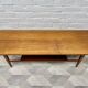 Vintage teak coffee table with shelf