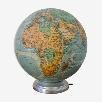 Vintage globe earth perrina 1970