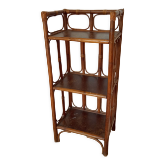 Rattan shelf