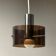 Vintage Italian Acrylic and Chrome Pendant Light, 1970s