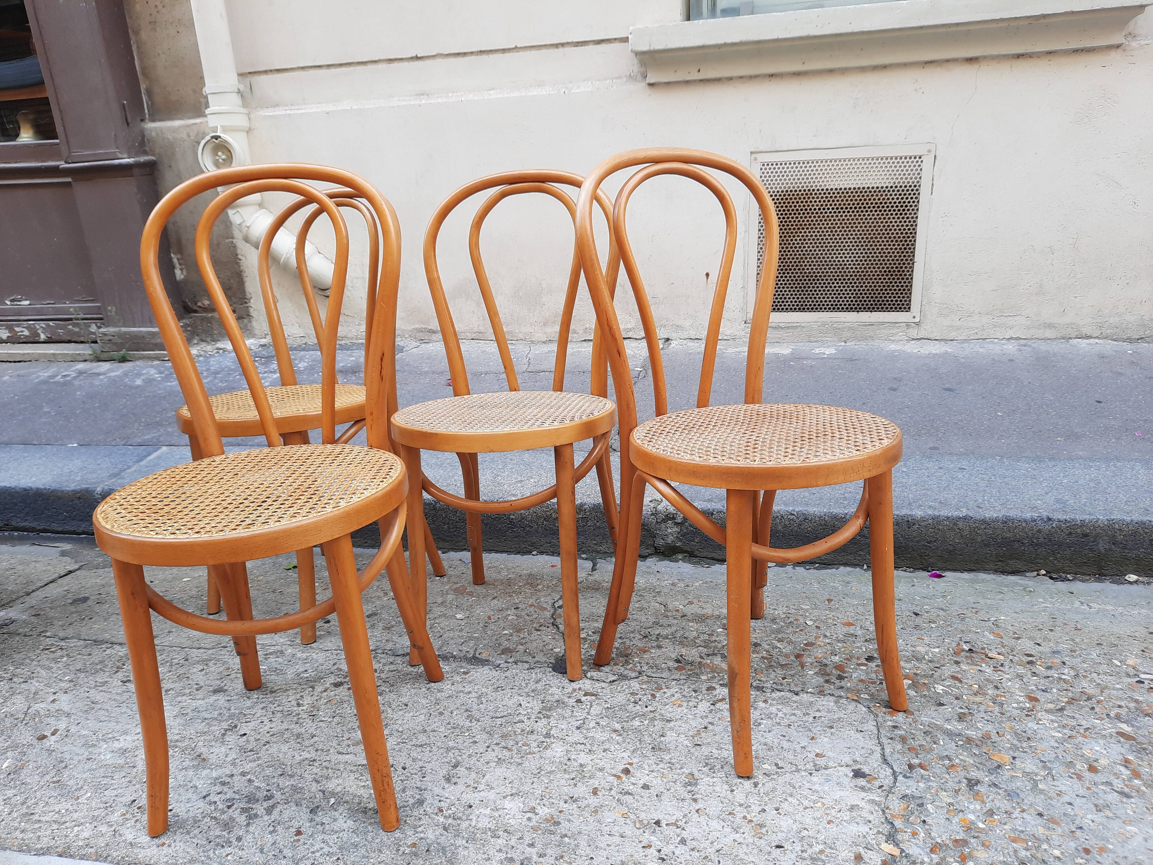 4 bistro chairs