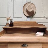 Antique solid oak secretary – gently refurbished