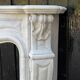Louis XV style fireplace in Carrara marble circa 1880