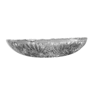 Bohemian crystal dish