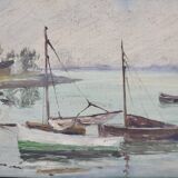 Marine - Oil on panel - Farlès