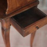 Bedside table, nightstand wood, accent furniture, antique furniture.
