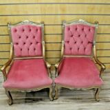 Armchairs Louis XV style