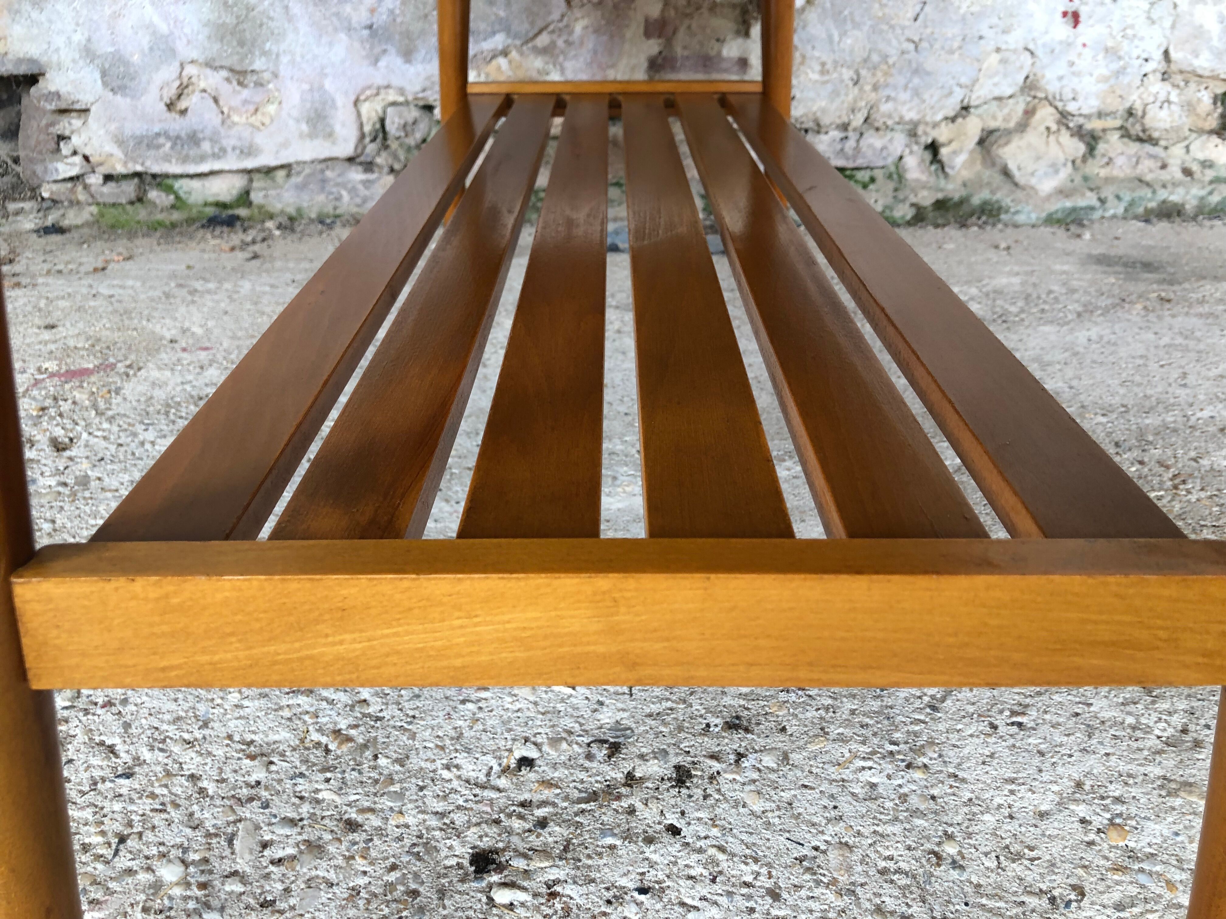 Scandinavian teak coffee table in the 70s