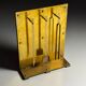 Brass fireplace set 1960s