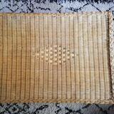 Rattan and wicker coffee table
