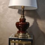 Luxury lamp ceramic chrome gold lampshade white new 65x40