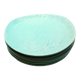 Set of 6 XL fish plates in sky blue earthenware