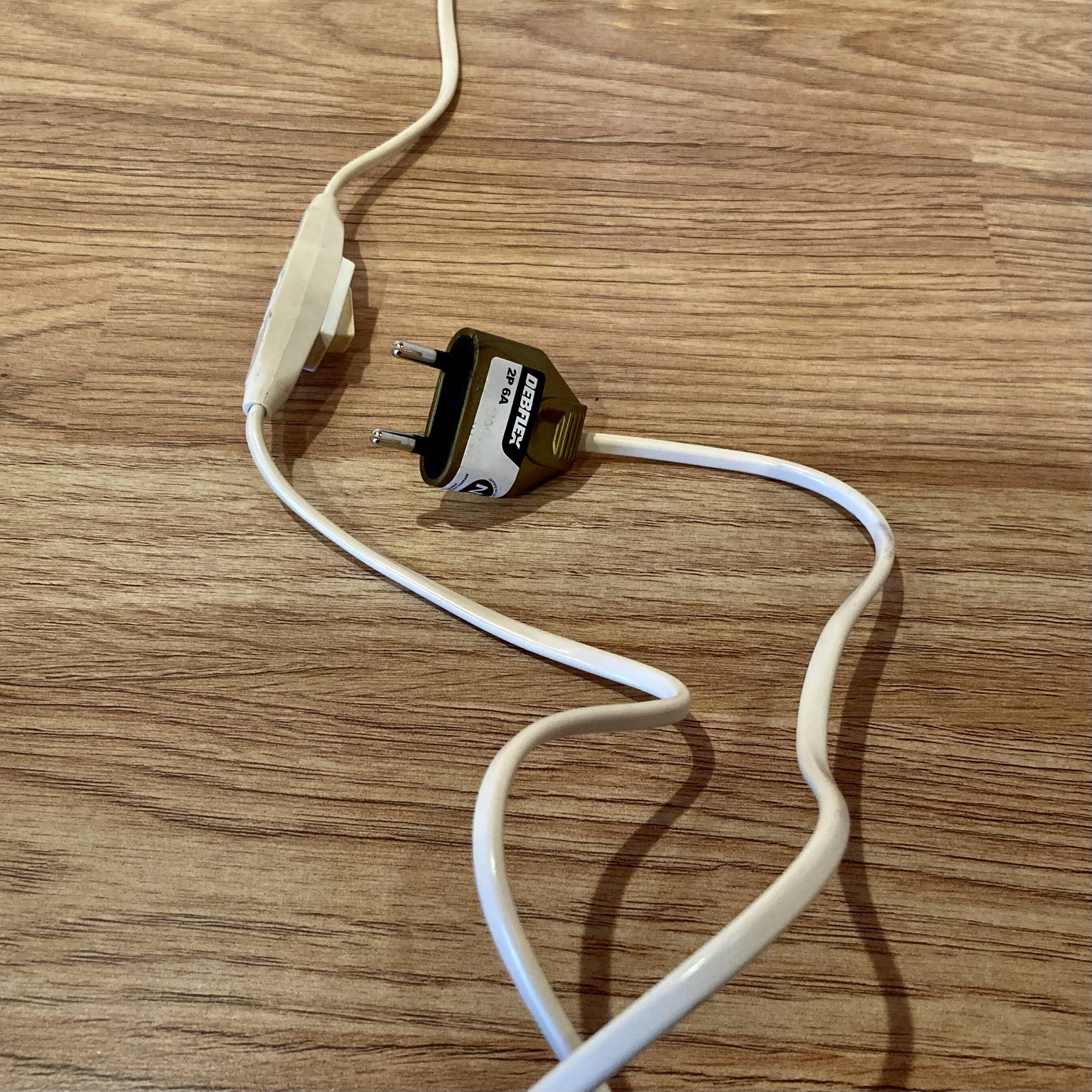 Large glass and metal wall light Scandinavian design 1960.