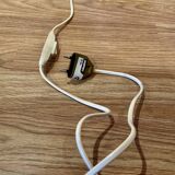 Large glass and metal wall light Scandinavian design 1960.