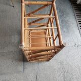 rattan bedside table
