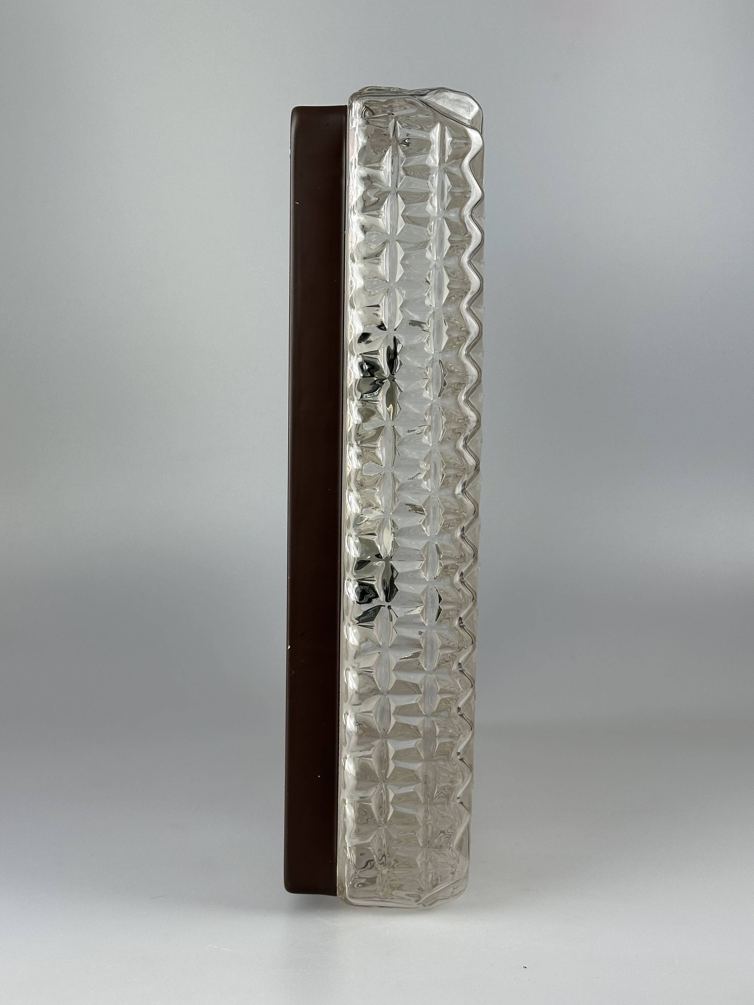 XXL 1960s/70s Plastic Ceiling Lamp by Ridi Leuchten Germany