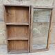 Old Burmese teak wall display case